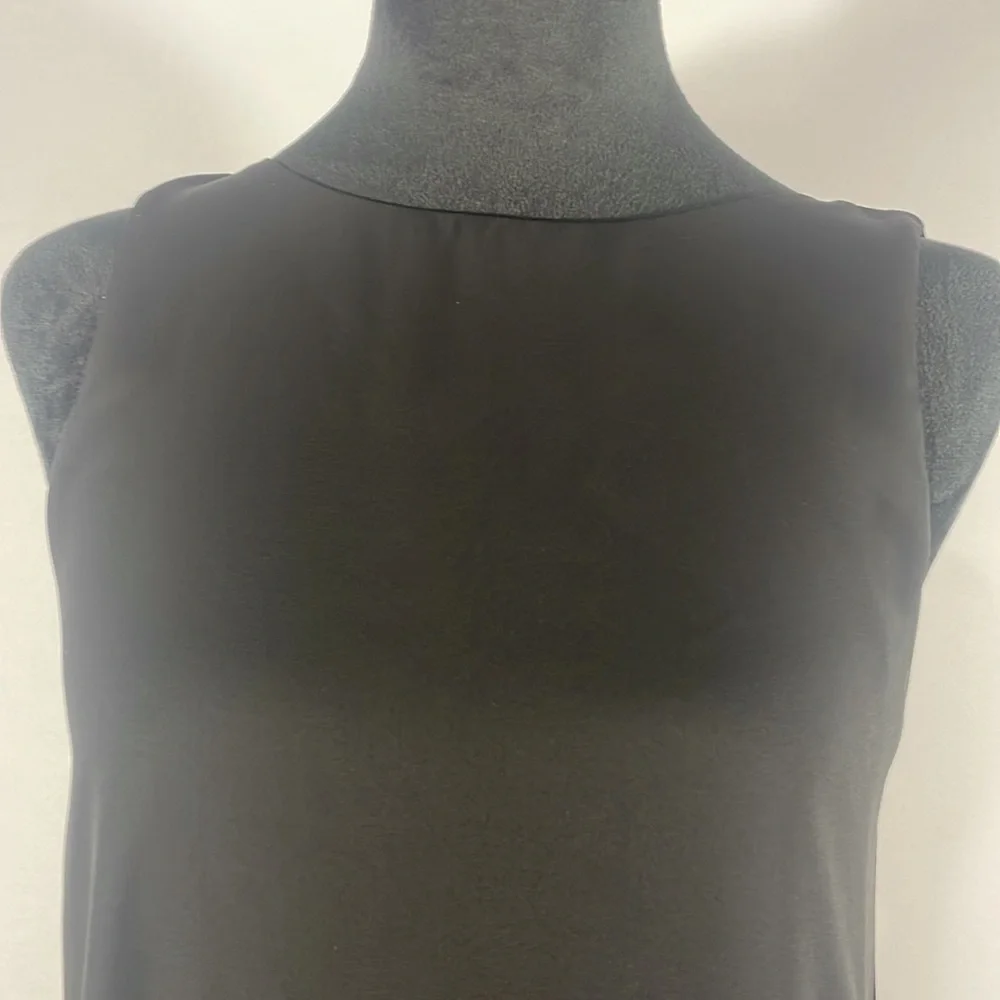 Miami Black Back Bow Dress, Small, Sheer with slip,mini, little black dress - Picture 7 of 10
